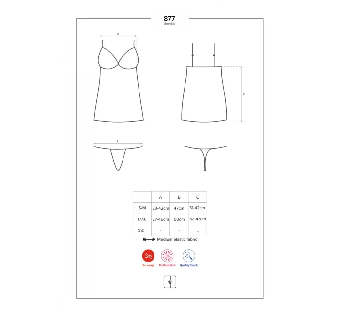 košilka   model 7569664 - Obsessive