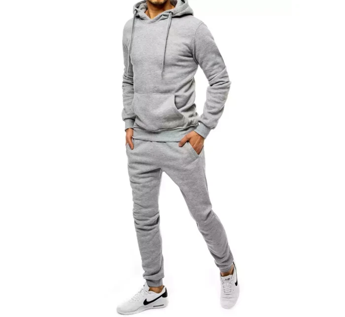 Pánské světle šedé tepláky model 21963006 - Dstreet