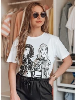 Dámské tričko bílé Dstreet model 21977057 - FashionStreet Dámské tričko bílé Dstreet model 21977057 - FashionStreet