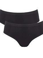 Dámske nohavičky GO Sense Hipster 2P - BLACK - black 0004 - SLOGGI