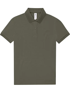 B&C My Polo 210 /women Dámske polo tričko z hrubej bavlny 01.W463 camo green