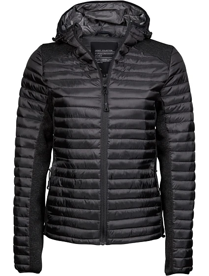 Tee Jays TJ 9611 Dámska outdoorová bunda Crossover 18.9611 čierna/čierna melírovaná Tee Jays TJ 9611 Dámska outdoorová bunda Crossover 18.9611 čierna/čierna melírovaná