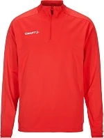 Evolve 2.0 Half Zip M Pánská tréninková bunda s 1/4 zipem model 22468309 bright red - Craft Teamwear Evolve 2.0 Half Zip M Pánská tréninková bunda s 1/4 zipem model 22468309 bright red - Craft Teamwear