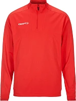 Craft Teamwear Evolve 2.0 Half Zip M Pánska tréningová bunda s 1/4 zipsom 82.4758 jasne červená