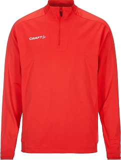 Craft Teamwear Evolve 2.0 Half Zip M Pánska tréningová bunda s 1/4 zipsom 82.4758 jasne červená