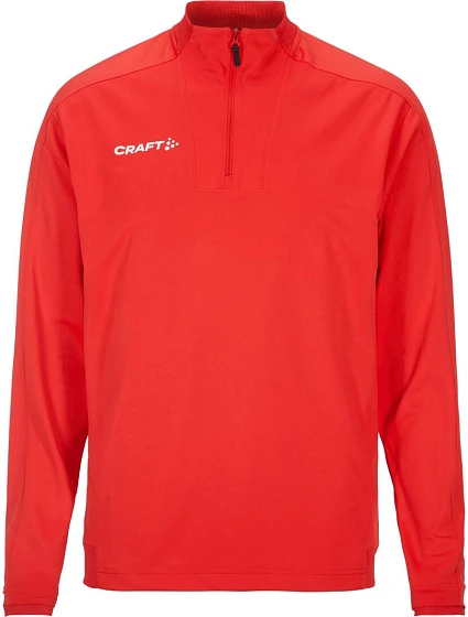 Craft Teamwear Evolve 2.0 Half Zip M Pánska tréningová bunda s 1/4 zipsom 82.4758 jasne červená