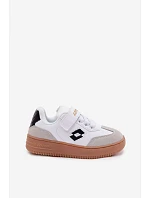 Dětské tenisky na suchý zip LOTTO MAKERA 2601250K Bílé