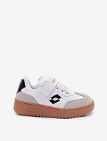 Dětské tenisky na suchý zip LOTTO MAKERA 2601250K Bílé