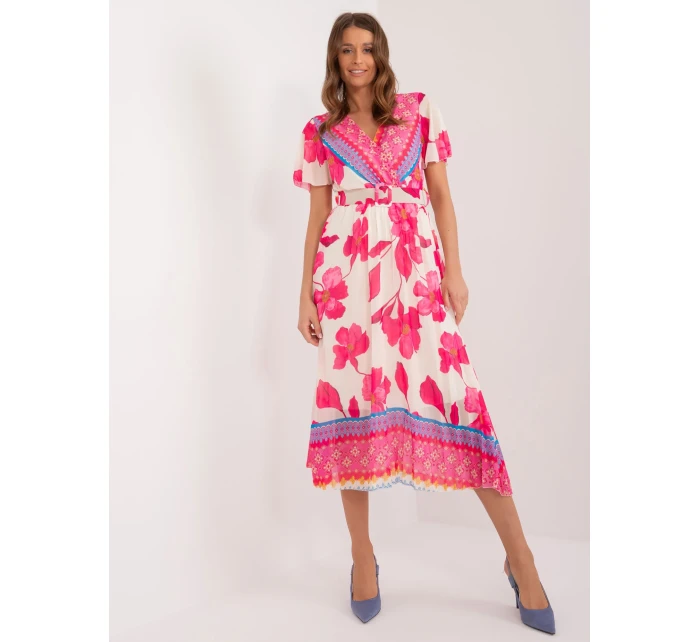 Šaty DHJ SK 11331 5.19 tmavoružová