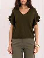 Sweter IR SW A model 22400950 khaki - FPrice Sweter IR SW A model 22400950 khaki - FPrice