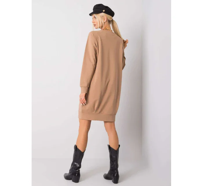 Šaty RV TU model 14842583 velbloud - FPrice Šaty RV TU model 14842583 velbloud - FPrice