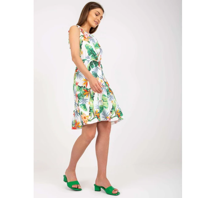 Šaty WN SK 0806 5.44 biela a zelená