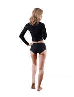 Dámské kalhotky Air black maxi - JULIMEX