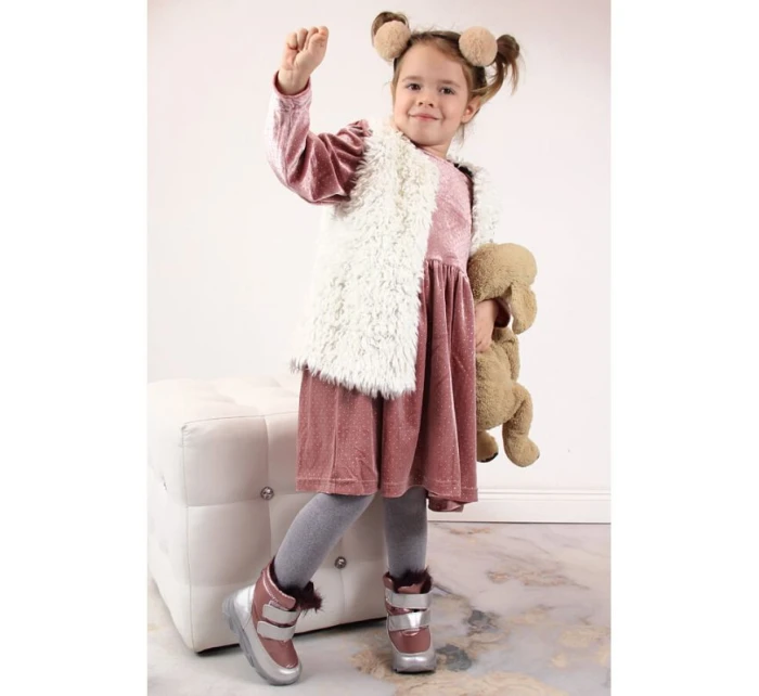 Nepromokavé sněhule s membránou na suchý zip Jr model 17829297 - Kornecki Nepromokavé sněhule s membránou na suchý zip Jr model 17829297 - Kornecki