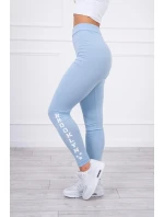 Modré legínové nohavice Brooklyn