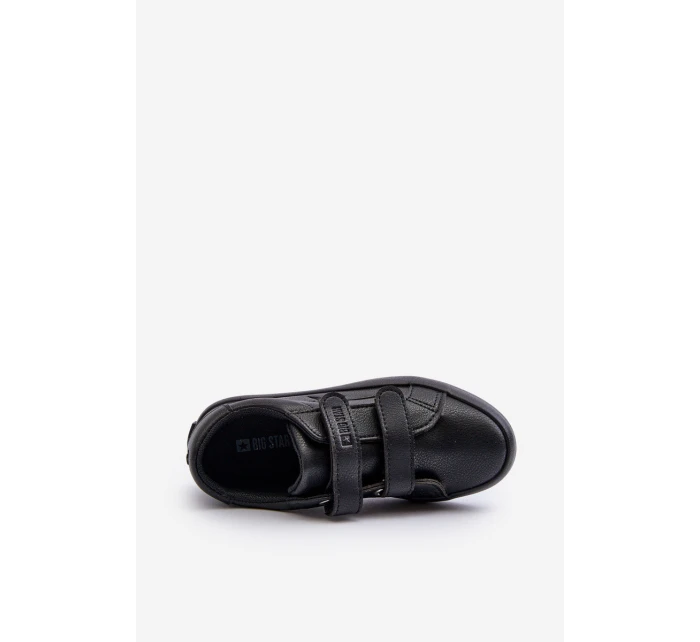 Dziecięce Trampki Na Rzepy Big Star NN374006 Czarne Dziecięce Trampki Na Rzepy Big Star NN374006 Czarne