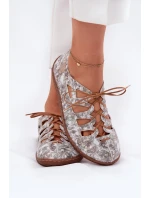 Kožené Baletky S  Zlaté model 21692609 - Maciejka