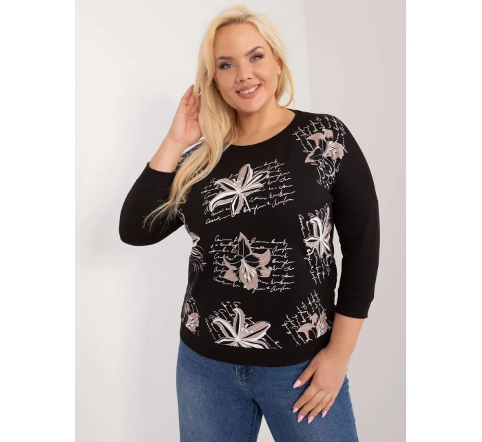 Blúzka RV BZ 9182.14 čierna farba