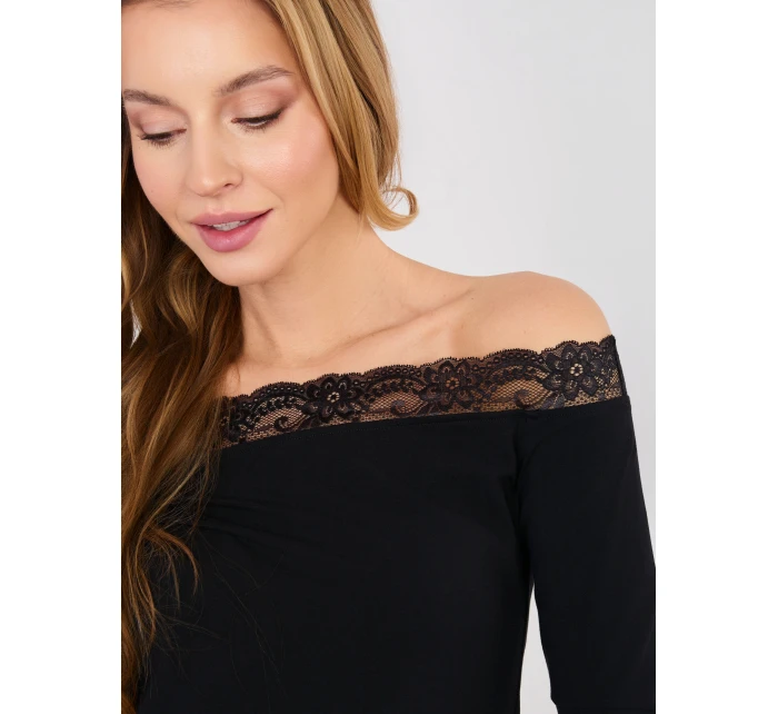 Bluzka RV BZ model 22013730 czarny - FPrice Bluzka RV BZ model 22013730 czarny - FPrice