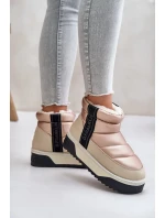 Nízke snežnice na hrubej podrážke D.Franklin Beige Nízke snežnice na hrubej podrážke D.Franklin Beige