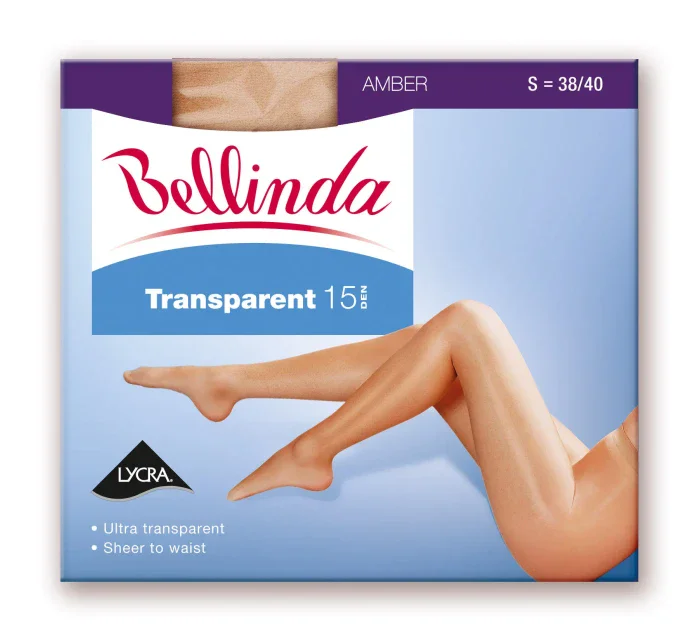 Pančuchové nohavice TRANSPARENT 15 DEN - Bellinda