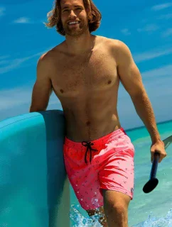 PÁNSKE PLAVECKÉ ŠORTKY HAPPY SHORTS - SM29 LONG