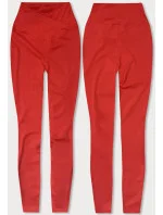 Červené dámske legíny - lycra (XL001-5)