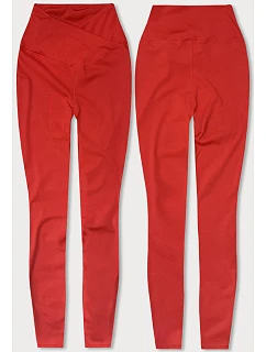 Dámske legíny z lycry červené (XL001-5)