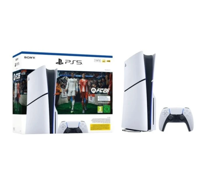 Sony PlayStation 5 Slim Disc Edition 1 TB + EA Sports FC 26 Sony PlayStation 5 Slim Disc Edition 1 TB + EA Sports FC 26