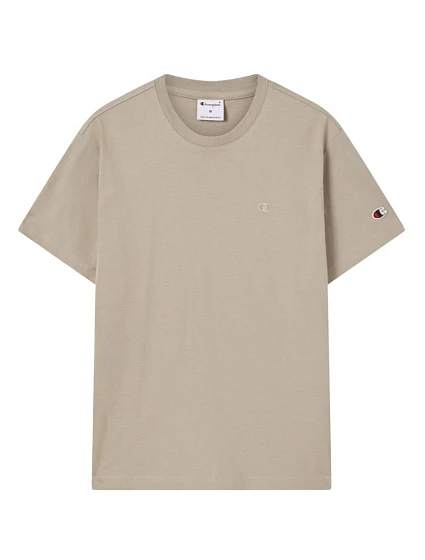 Pánské tričko SS Tee beige  pánské model 22160695 - CHAMPION