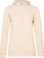 B&C #Hoodie /women Dámska mikina s kapucňou 01.W04W bledo ružová