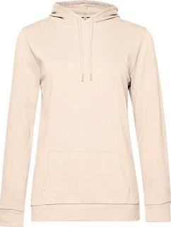 B&C #Hoodie /women Dámska mikina s kapucňou 01.W04W bledo ružová