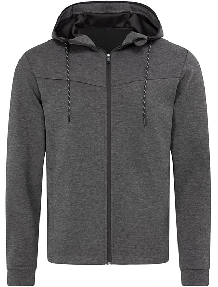 Stedman Scuba Jacket Men Pánska scuba bunda s kapucňou 05.5840 anthra heather Stedman Scuba Jacket Men Pánska scuba bunda s kapucňou 05.5840 anthra heather