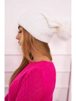 Fleecová čiapka Sandra K210 biela Fleecová čiapka Sandra K210 biela