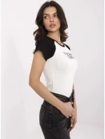 Tričko NM TS model 21003968 bílá černá - FPrice Tričko NM TS model 21003968 bílá černá - FPrice