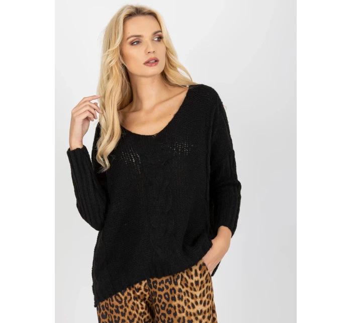 Dámsky sveter TW SW BI M903 33X čierny Dámsky sveter TW SW BI M903 33X čierny