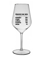 WORKING 100% - číry nerozbitný pohár na víno 470 ml WORKING 100% - číry nerozbitný pohár na víno 470 ml