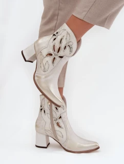 Topánky na podpätku model 219131 Krok vo veľkom štýle