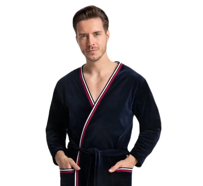Pánsky župan Luna 854 Velour M-2XL