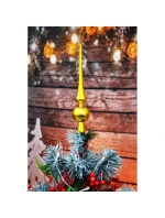 VÝŠKA VRCHOLU VIANOČNÉHO STROMČEKA 25 CM ZLATÁ