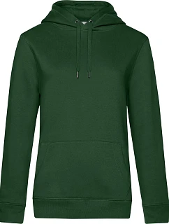 B&C QUEEN Hooded_° Dámská mikina s kapucí 01.W02Q bottle green