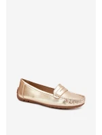 Dámské Eko Kožené Mokasíny Zlaté model 21701539 - Boto