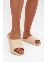 Dámské Pantofle Béžové model 21702223 - 4F