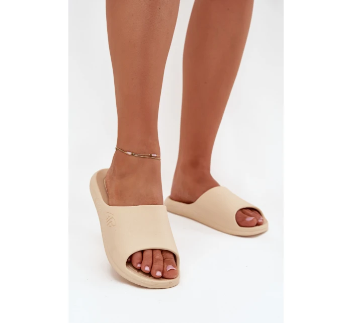 Dámské Pantofle Béžové model 21702223 - 4F
