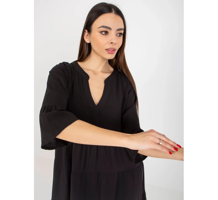 Dámske šaty D73761M30214B čierne - FPrice