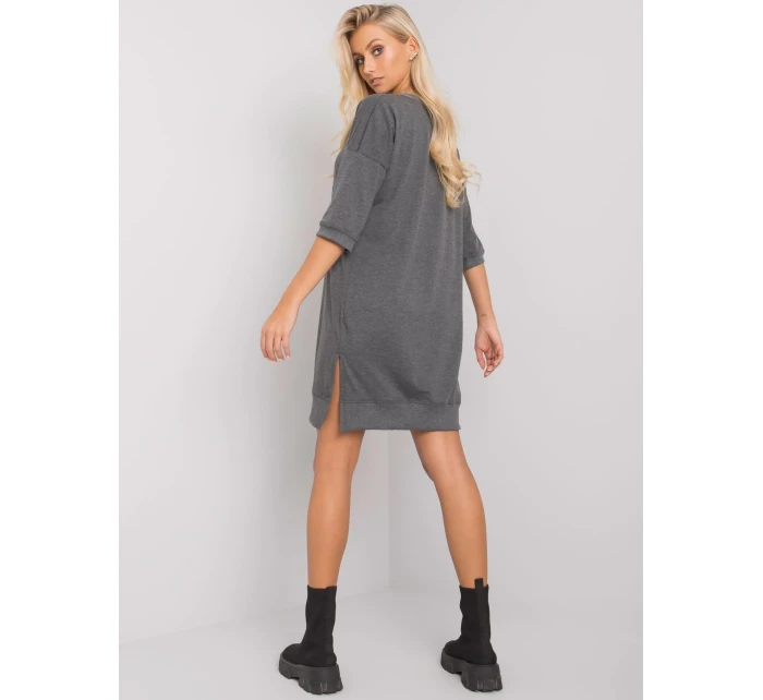 Šaty RV SK 6273.47P tmavo šedá