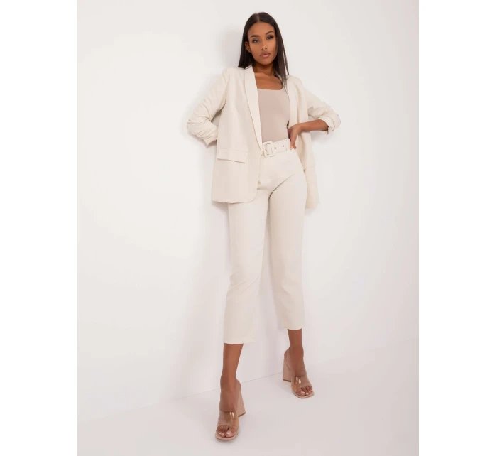 Spodnie TW SP BI jasny beżowy model 20143392 - FPrice Spodnie TW SP BI jasny beżowy model 20143392 - FPrice