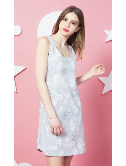 Dámska nočná košeľa na ramienka Ananás