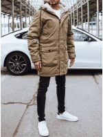 Pánská zimní bunda tmavě béžová Dstreet model 21971701 - FashionStreet