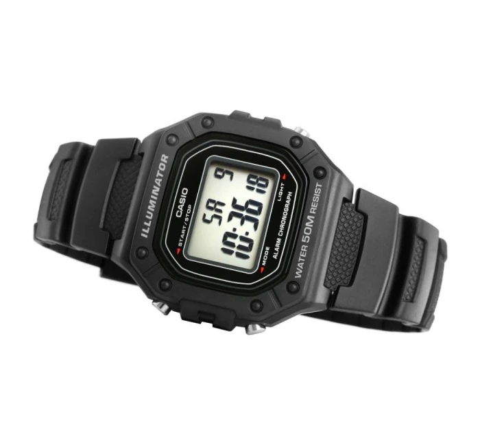 Pánske hodinky CASIO W-218H-1AVEF + BOX Pánske hodinky CASIO W-218H-1AVEF + BOX